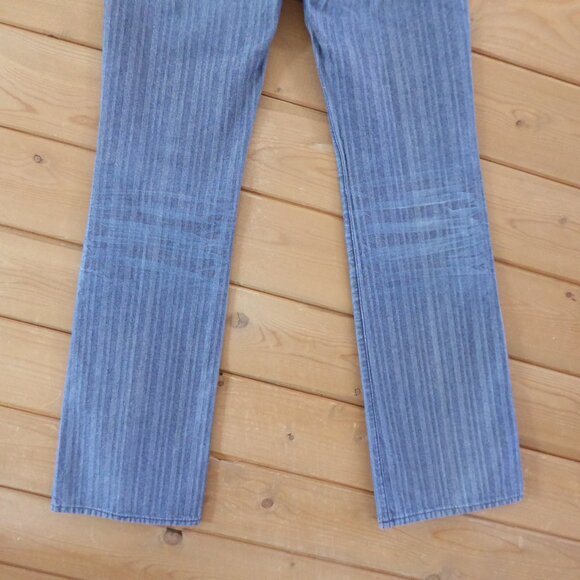 7 for All Mankind Light Wash Blue Straight Boot Leg Jeans Pants Size 27 - Picture 10 of 13